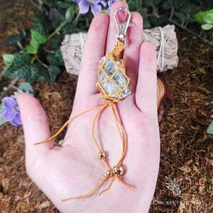 Raw Green Aventurine Keychain #1